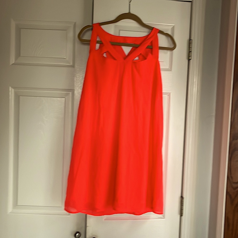 Peach love California coral dress worn once